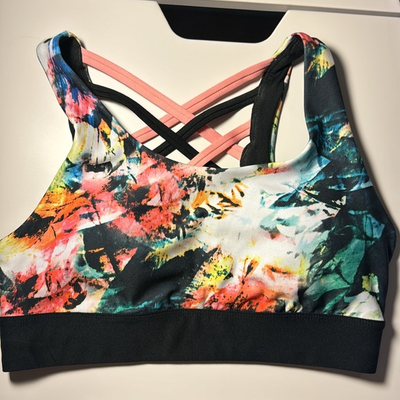 Spalding Colorful Size Medium Sports Bra - Picture 5 of 10